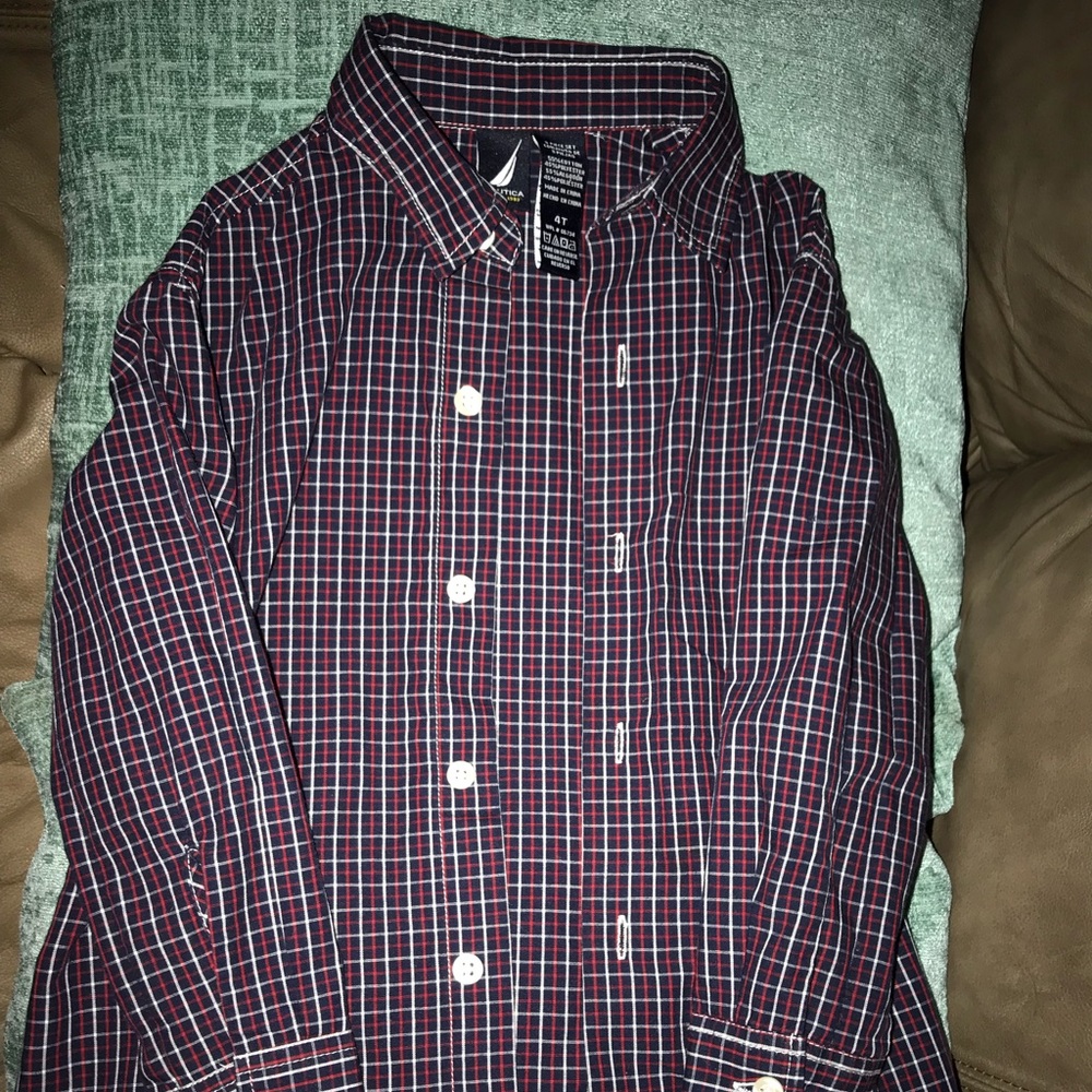 Nautica toddler button down shirt